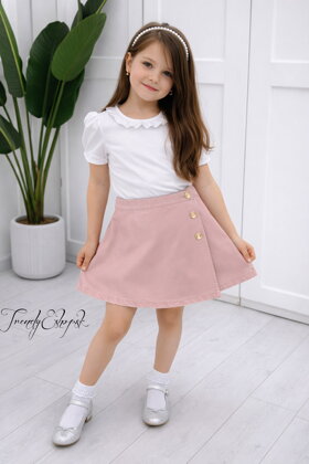 Ružové sukňové kraťasy HAPPY STAR C113