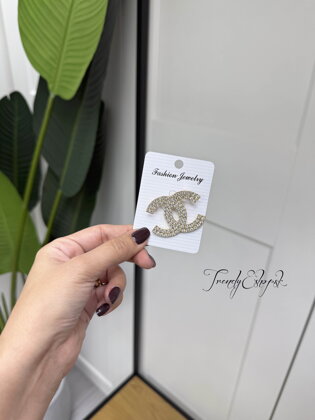 Brošňa Fashion Jewelry "CH" - B2031