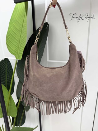 Kabelka so strapcami FLORA§CO Paris - fango B2455