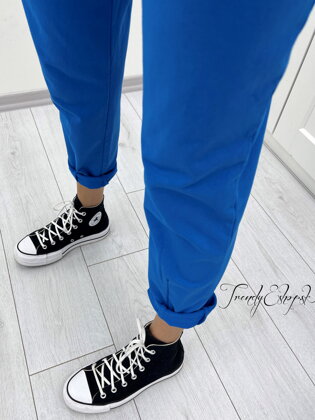 Teplákové nohavice Lina - modré S1601