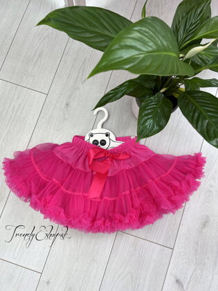 Detská suknička Tutu - Dolly - cukríkovo-ružová S760