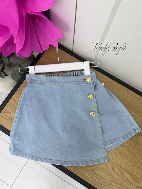 Svetlomodré sukňové kraťasy HAPPY STAR C114