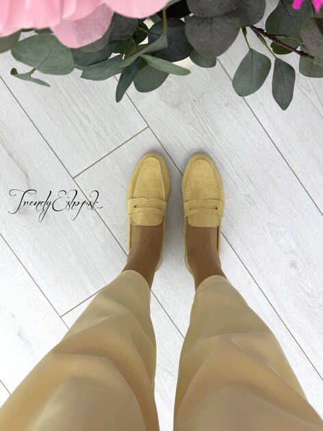 Žlté mokasíny Stephan PARIS C200