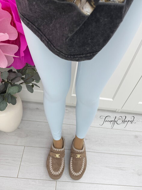 Modré cyklo legíny AZARA C57