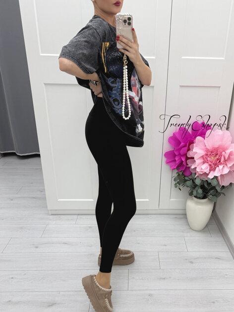 Čierne cyklo legíny AZARA C58