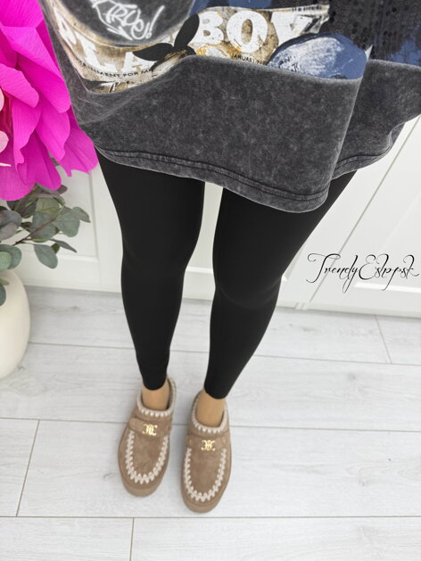 Čierne cyklo legíny AZARA C58