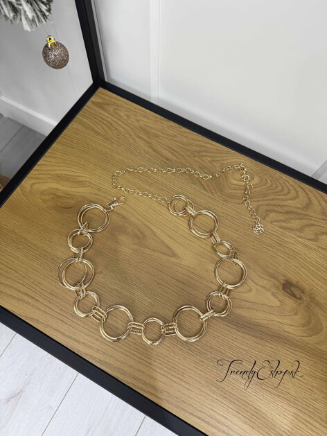 Zlatý opasok KRUHY - B2322