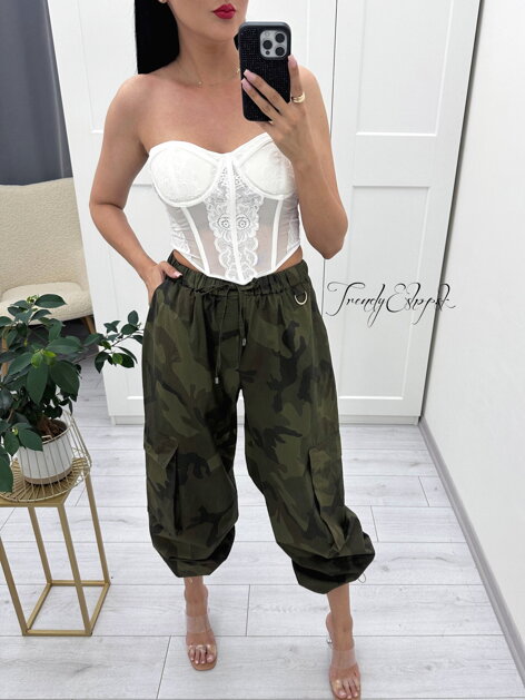 Čipkovaný bralet Hazel - biely N1453
