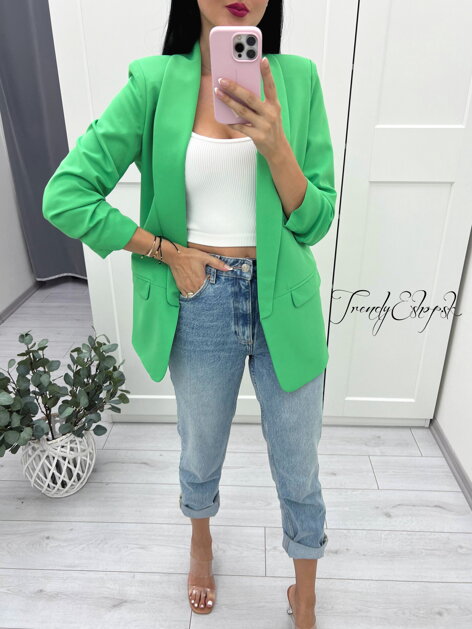 Elegantné sako Felicity - zelené S2336