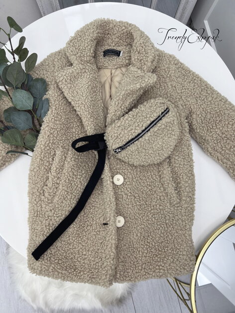Detský kabátik Teddy - hnedý S2505