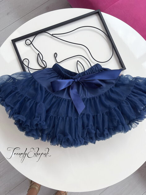 Detská suknička Tutu - Dolly - tmavomodrá L2859